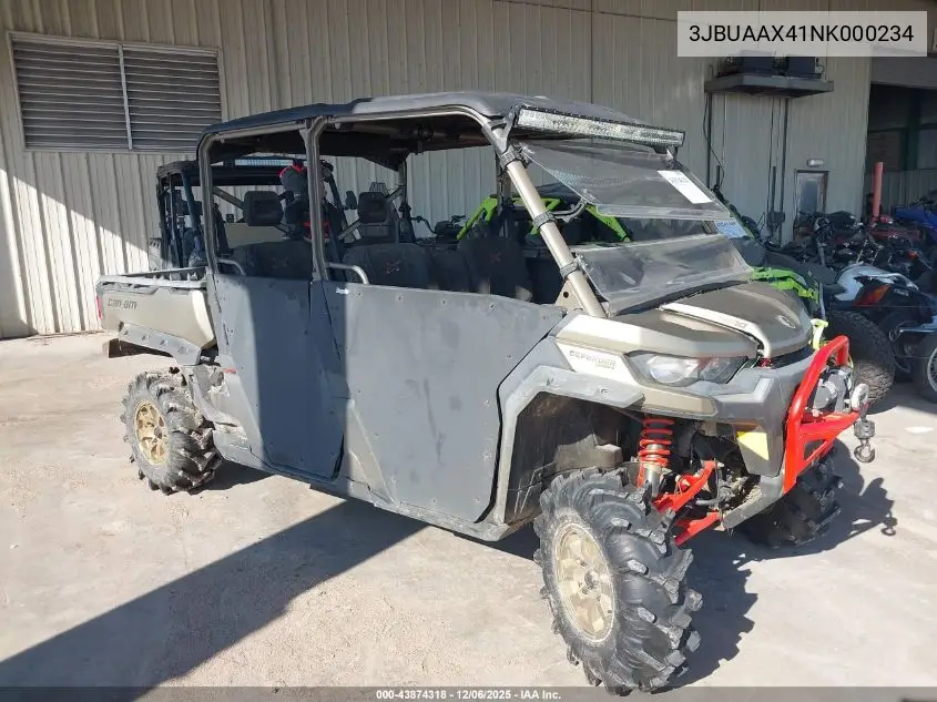 3JBUAAX41NK000234 2022 Can-Am Defender Max X Mr Hd10