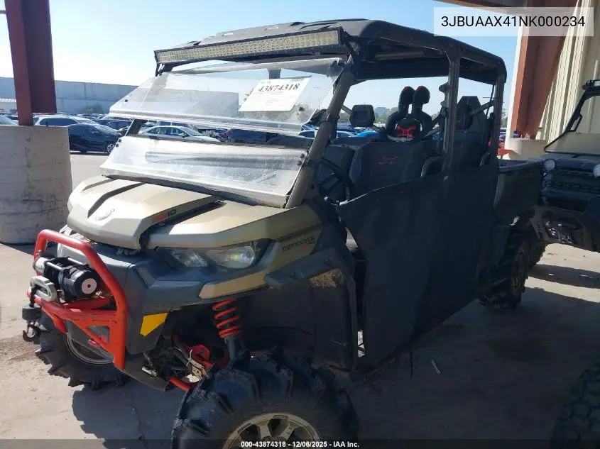 3JBUAAX41NK000234 2022 Can-Am Defender Max X Mr Hd10