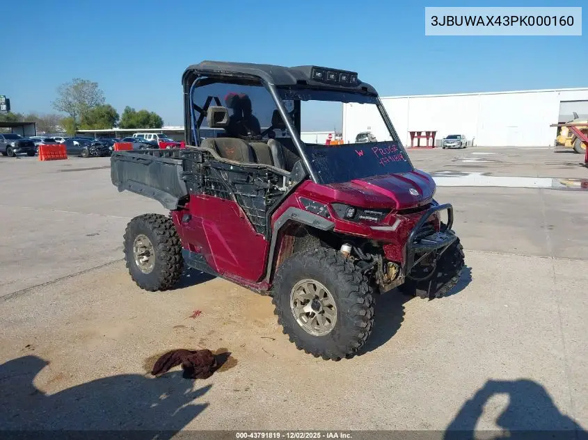 3JBUWAX43PK000160 2023 Can-Am Defender X Mr Hd10