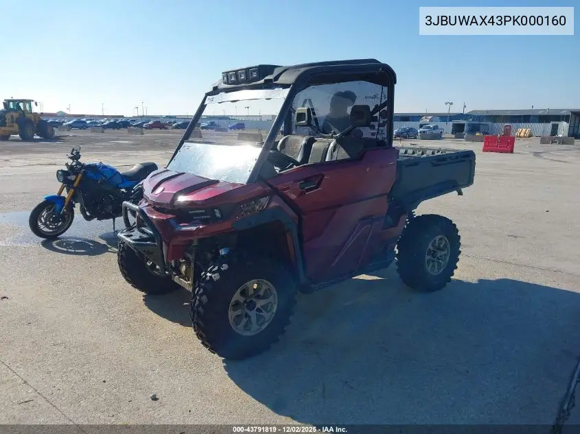 3JBUWAX43PK000160 2023 Can-Am Defender X Mr Hd10