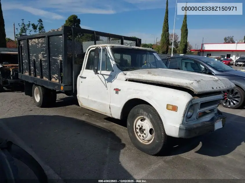 1968 Chevrolet C30 (Stake Bed Truck VIN: 00000CE338Z150971 Lot: 43822503