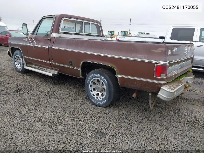 CCS2481170055 1978 Chevrolet C10/K10
