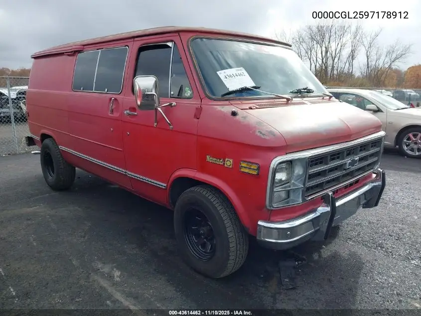 0000CGL2597178912 1979 Chevrolet G10 Chevyvan