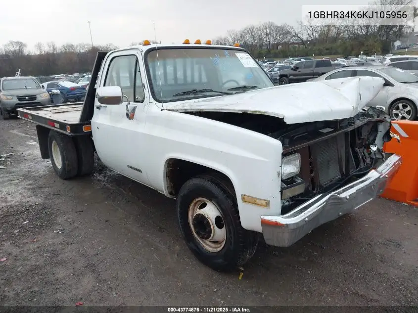 1GBHR34K6KJ105956 1989 Chevrolet R3500