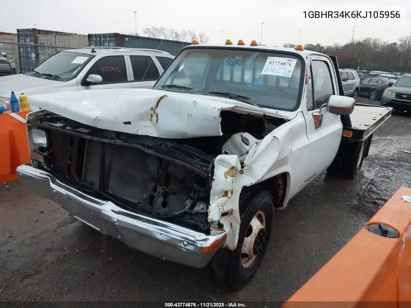 1GBHR34K6KJ105956 1989 Chevrolet R3500