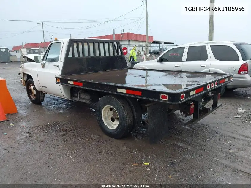 1GBHR34K6KJ105956 1989 Chevrolet R3500