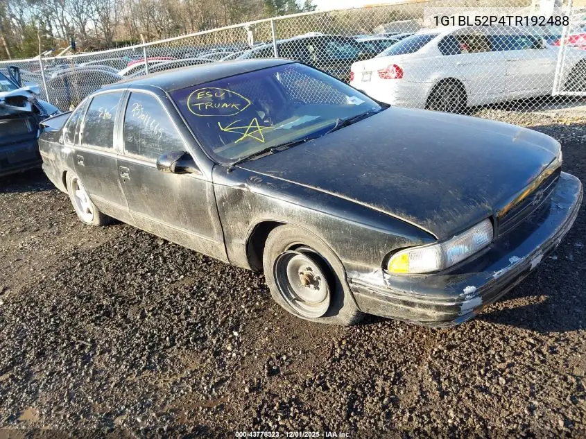 1996 Chevrolet Caprice / Impala Classic Ss VIN: 1G1BL52P4TR192488 Lot: 43778323