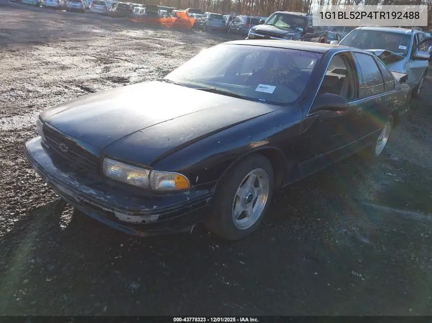 1996 Chevrolet Caprice / Impala Classic Ss VIN: 1G1BL52P4TR192488 Lot: 43778323