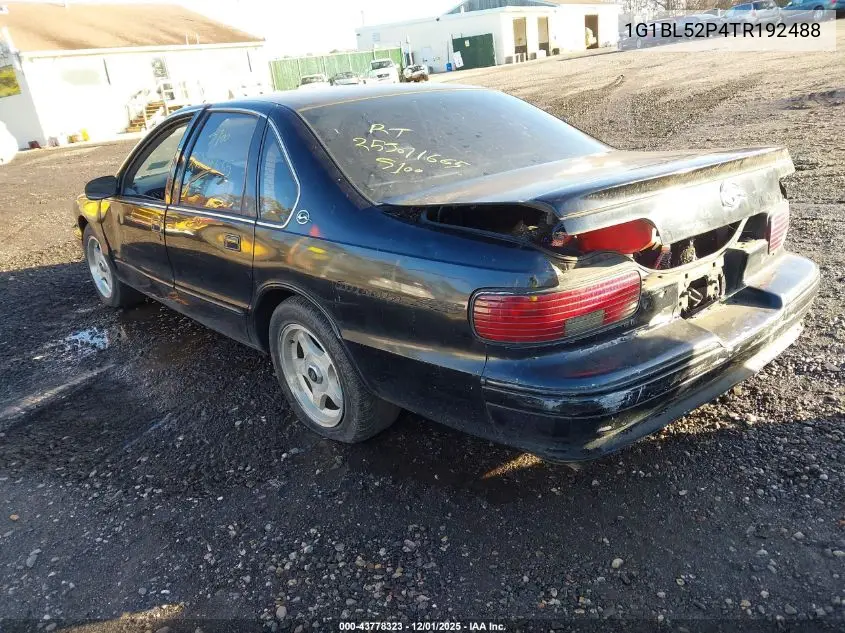 1996 Chevrolet Caprice / Impala Classic Ss VIN: 1G1BL52P4TR192488 Lot: 43778323