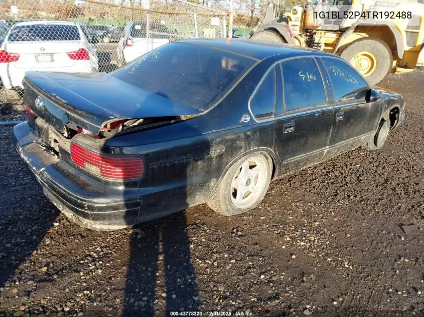1996 Chevrolet Caprice / Impala Classic Ss VIN: 1G1BL52P4TR192488 Lot: 43778323