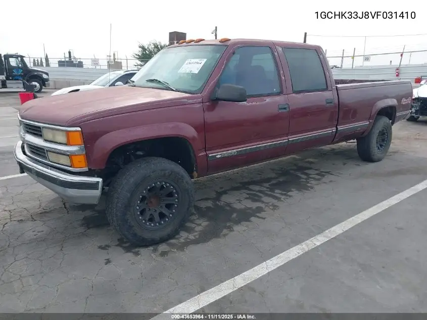 1GCHK33J8VF031410 1997 Chevrolet K3500 Hd Fleetside