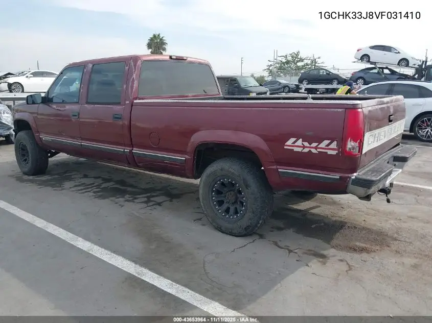 1GCHK33J8VF031410 1997 Chevrolet K3500 Hd Fleetside