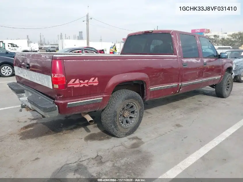 1GCHK33J8VF031410 1997 Chevrolet K3500 Hd Fleetside