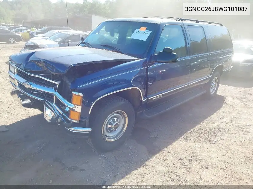 3GNGC26J8WG101087 1998 Chevrolet Suburban 2500
