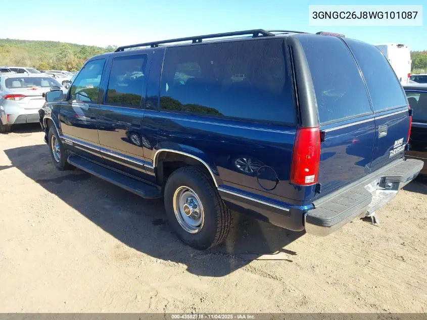 3GNGC26J8WG101087 1998 Chevrolet Suburban 2500