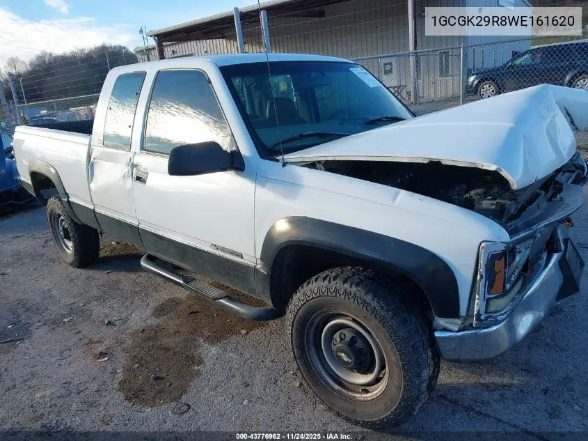 1GCGK29R8WE161620 1998 Chevrolet K2500 Fleetside