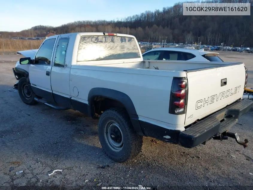 1GCGK29R8WE161620 1998 Chevrolet K2500 Fleetside