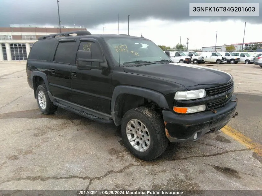 3GNFK16T84G201603 2004 Chevrolet Suburban 1500 Lt