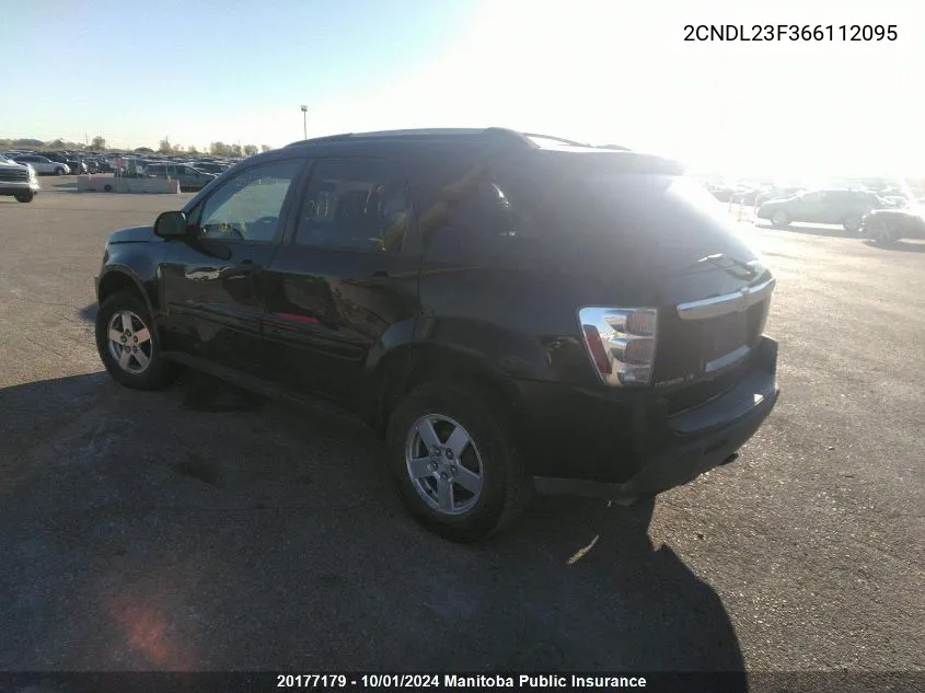 2CNDL23F366112095 2006 Chevrolet Equinox Ls V6