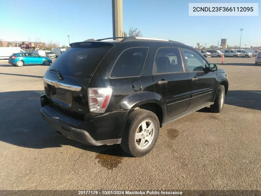 2CNDL23F366112095 2006 Chevrolet Equinox Ls V6