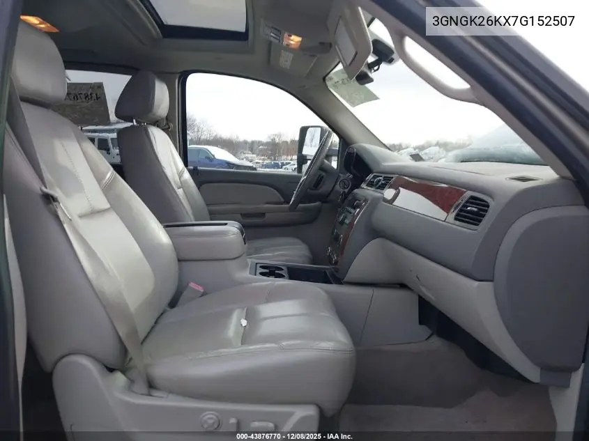 3GNGK26KX7G152507 2007 Chevrolet Suburban 2500 Lt