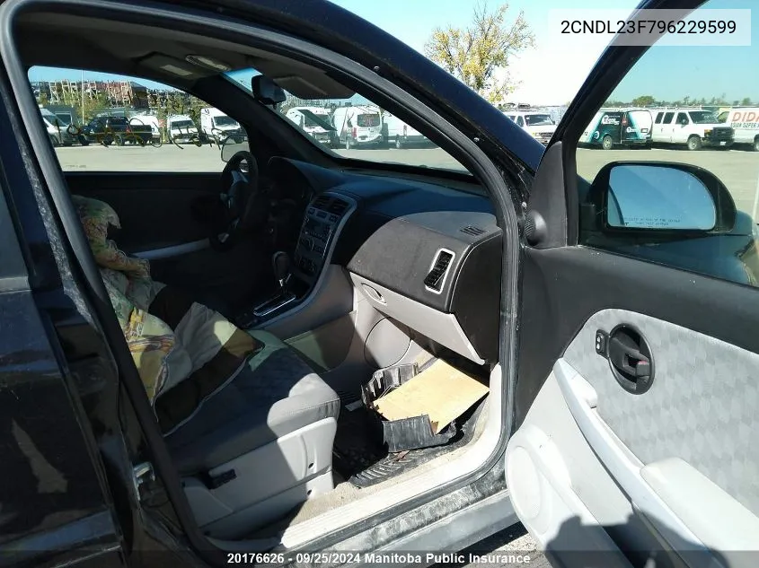 2CNDL23F796229599 2009 Chevrolet Equinox Ls V6