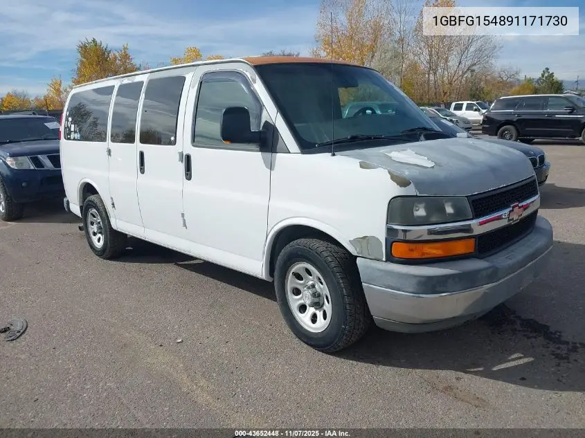 1GBFG154891171730 2009 Chevrolet Express 1500 Ls