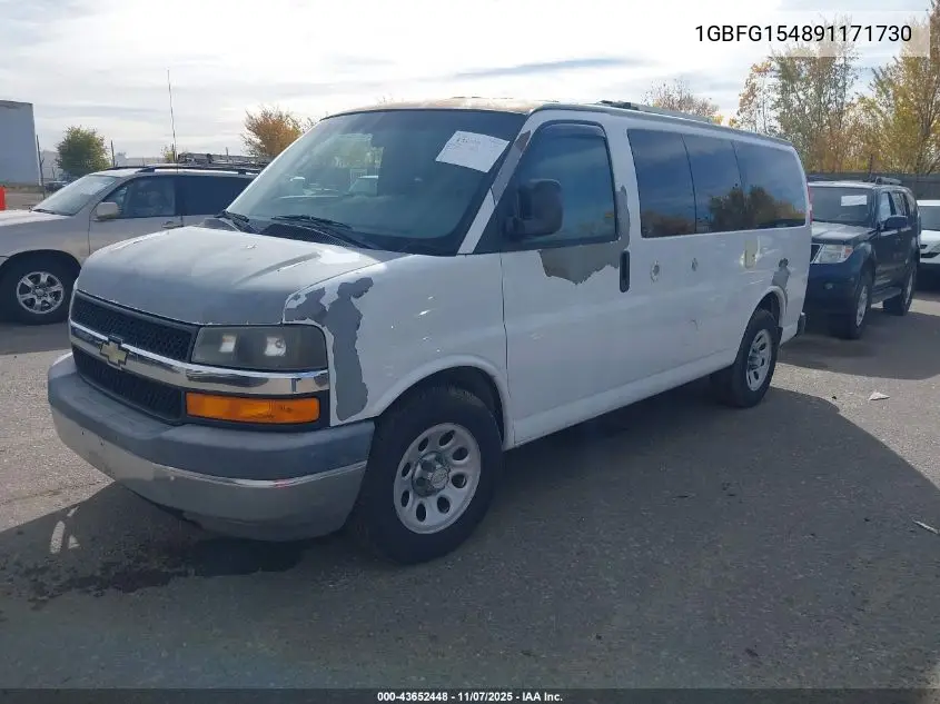 1GBFG154891171730 2009 Chevrolet Express 1500 Ls