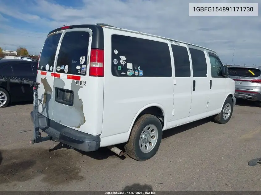 1GBFG154891171730 2009 Chevrolet Express 1500 Ls