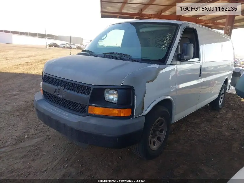 1GCFG15X091162235 2009 Chevrolet Express 1500 Work Van