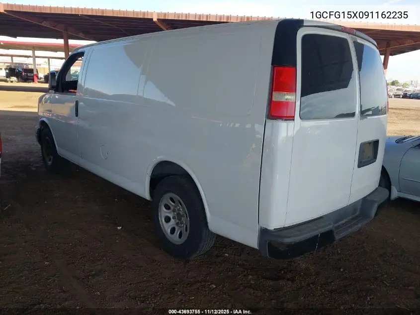 1GCFG15X091162235 2009 Chevrolet Express 1500 Work Van