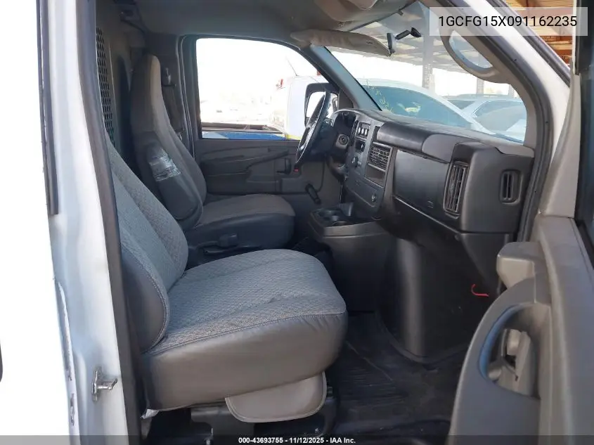1GCFG15X091162235 2009 Chevrolet Express 1500 Work Van