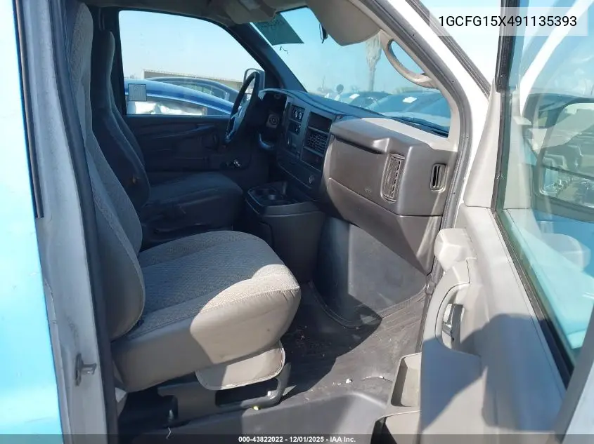 1GCFG15X491135393 2009 Chevrolet Express 1500 Work Van