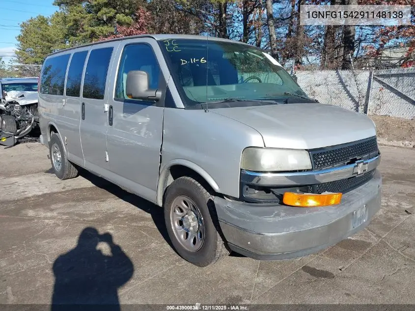 1GNFG154291148138 2009 Chevrolet Express 1500 Ls