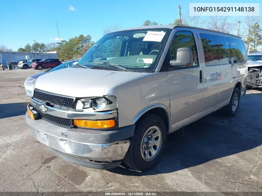 1GNFG154291148138 2009 Chevrolet Express 1500 Ls