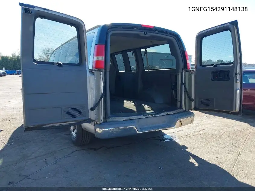 1GNFG154291148138 2009 Chevrolet Express 1500 Ls