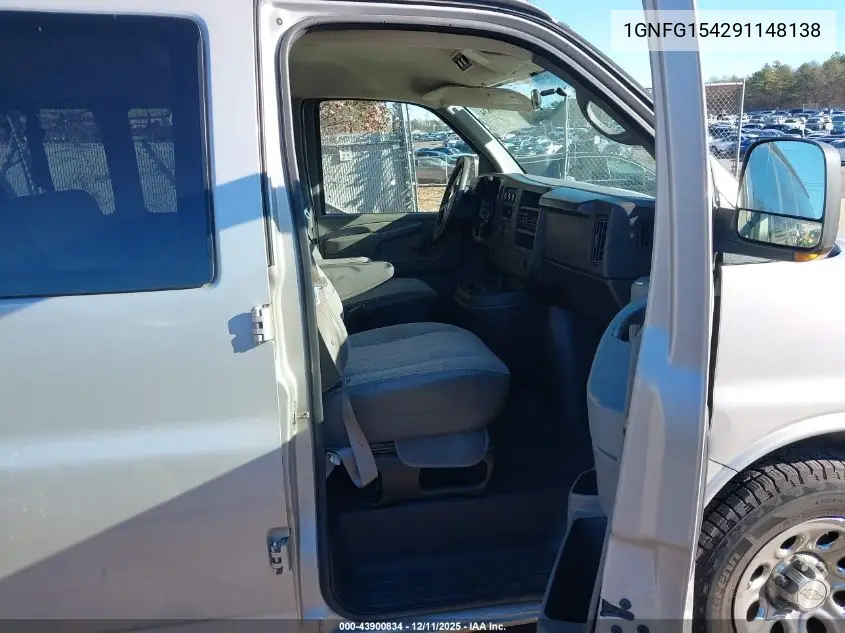 1GNFG154291148138 2009 Chevrolet Express 1500 Ls