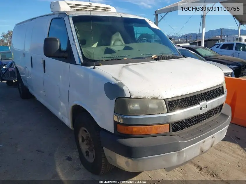 1GCHG39K991100755 2009 Chevrolet Express 3500 Work Van