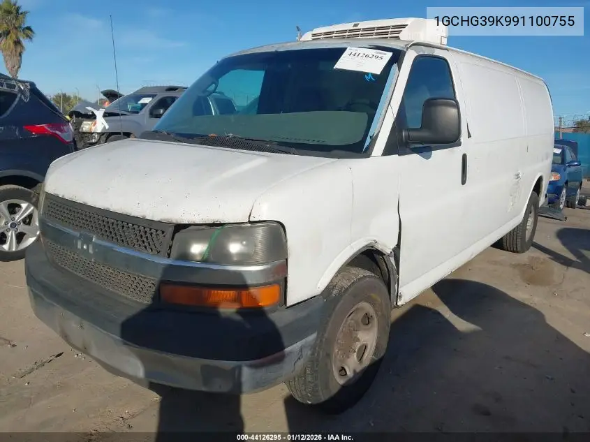 1GCHG39K991100755 2009 Chevrolet Express 3500 Work Van