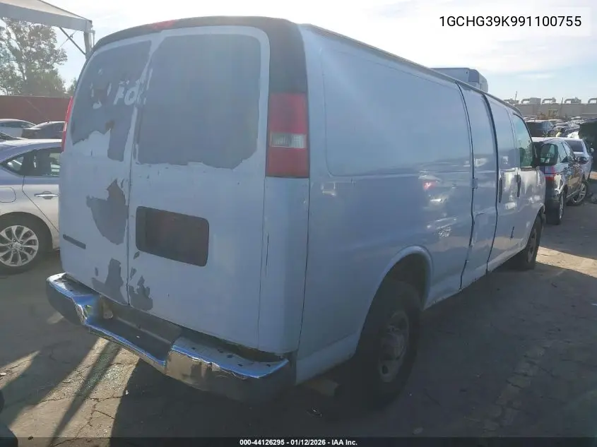 1GCHG39K991100755 2009 Chevrolet Express 3500 Work Van