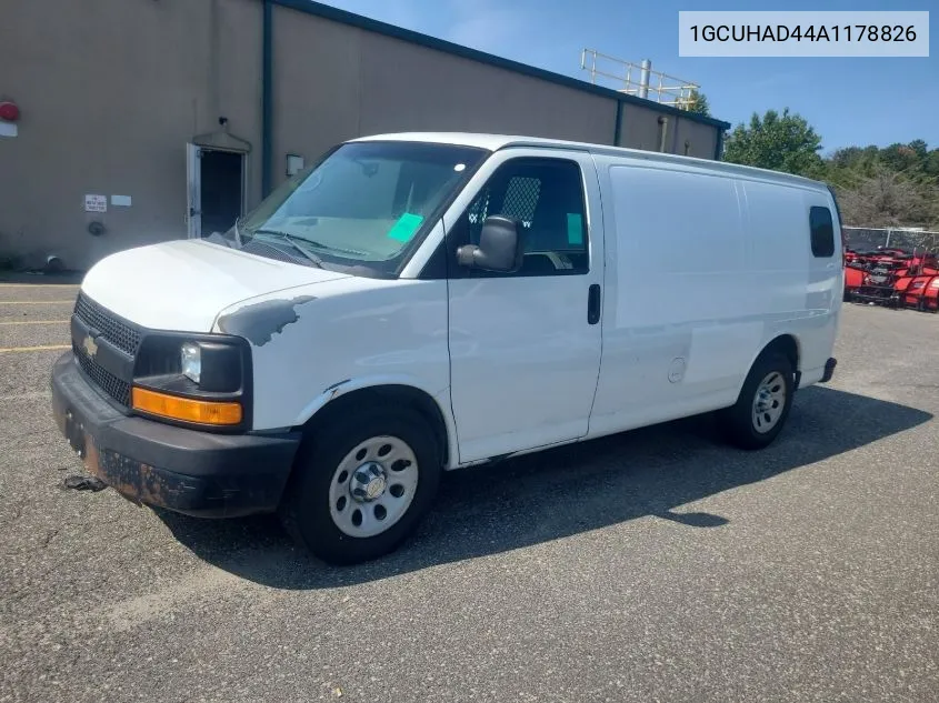 1GCUHAD44A1178826 2010 Chevrolet Express 1500 Work Van