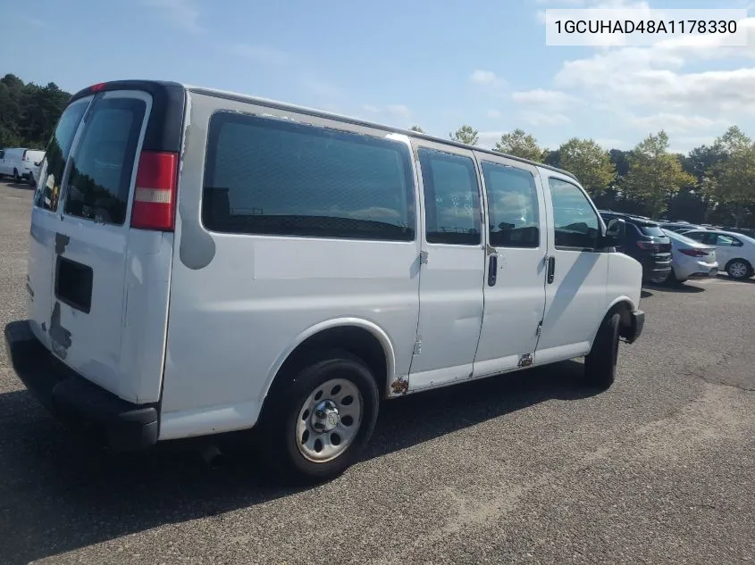 1GCUHAD48A1178330 2010 Chevrolet Express 1500 Work Van