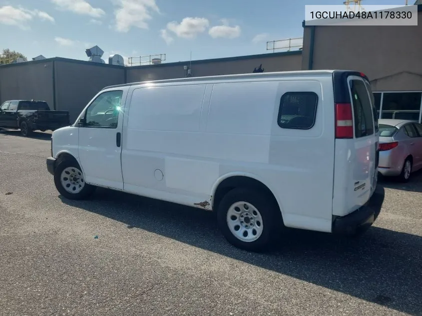 1GCUHAD48A1178330 2010 Chevrolet Express 1500 Work Van