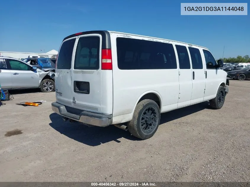 2010 Chevrolet Express 3500 Lt VIN: 1GA2G1DG3A1144048 Lot: 40456342