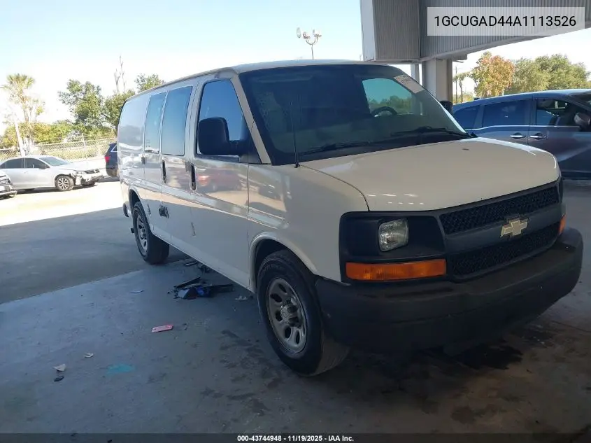 1GCUGAD44A1113526 2010 Chevrolet Express 1500 Work Van