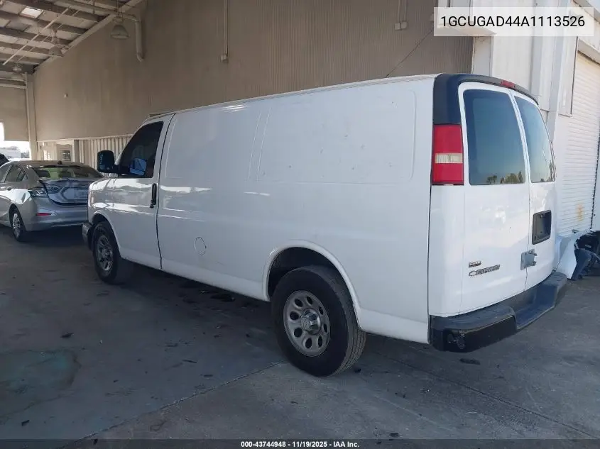 1GCUGAD44A1113526 2010 Chevrolet Express 1500 Work Van