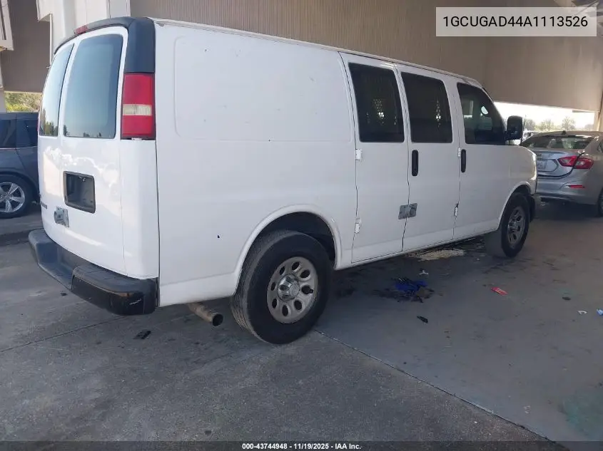1GCUGAD44A1113526 2010 Chevrolet Express 1500 Work Van