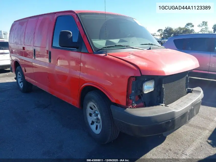 1GCUGAD44A1123389 2010 Chevrolet Express 1500 Work Van