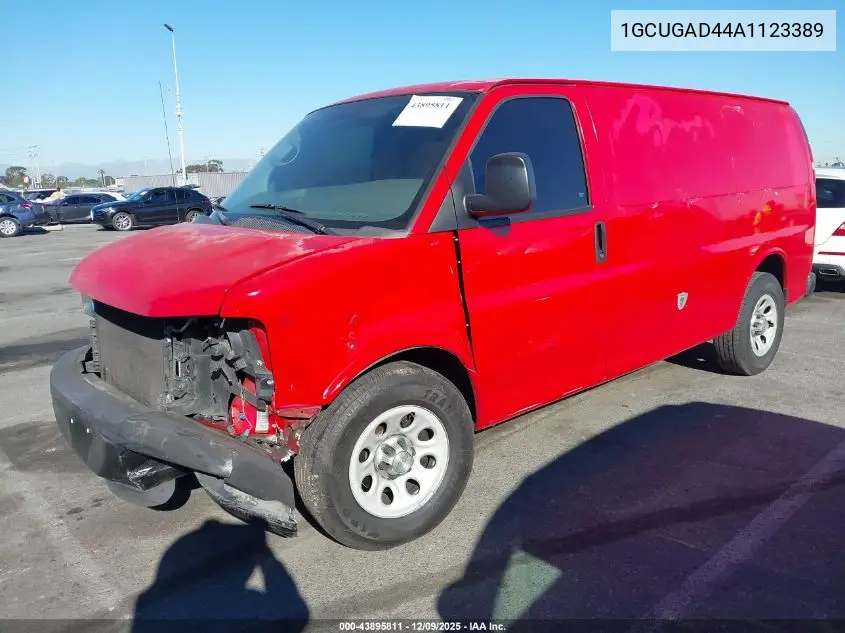 1GCUGAD44A1123389 2010 Chevrolet Express 1500 Work Van