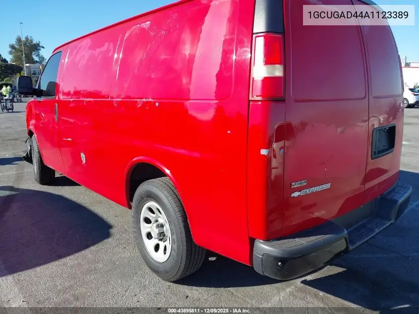 1GCUGAD44A1123389 2010 Chevrolet Express 1500 Work Van